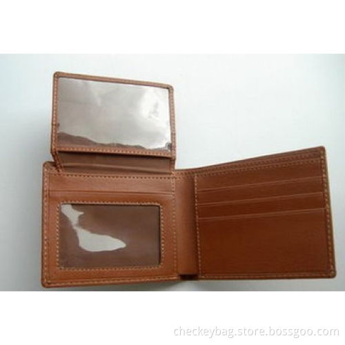 Men's PU Wallet, Silkscreen and Embossed Logo